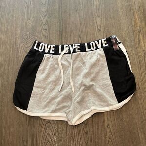 NWT Love Streak Womens Cotton Track Gym Shorts Size 3X